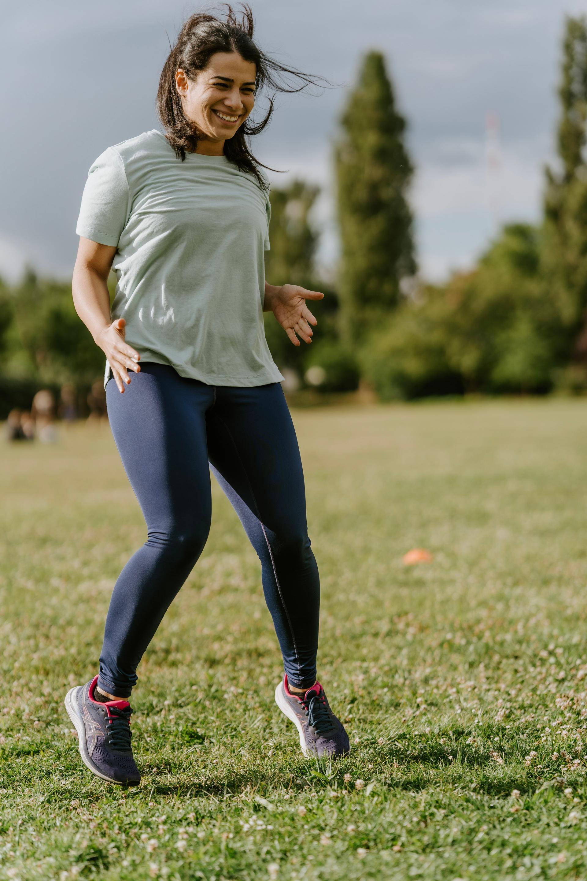 Eine Teilnehmerin beim kostenlosen Probetraining