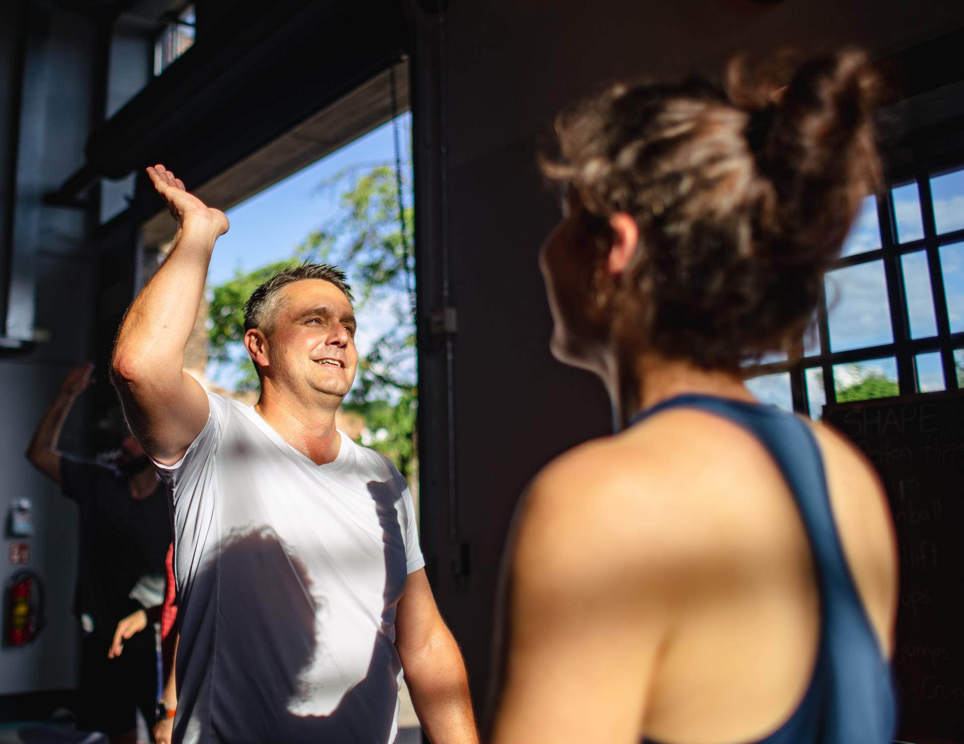 High Five im Team Workout