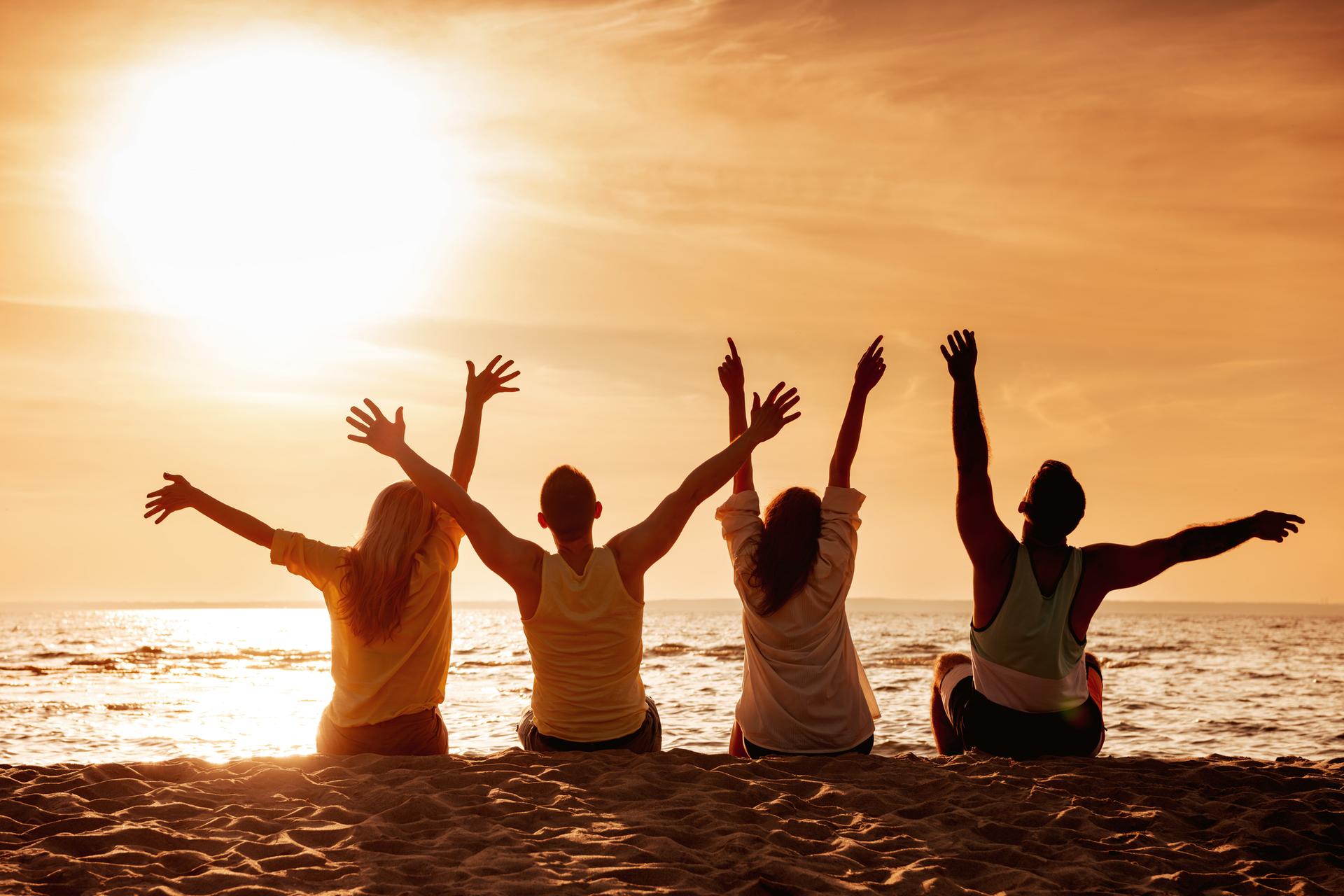 Teilnehmerin beim Fitness Wochenende an der Nordsee am Strand