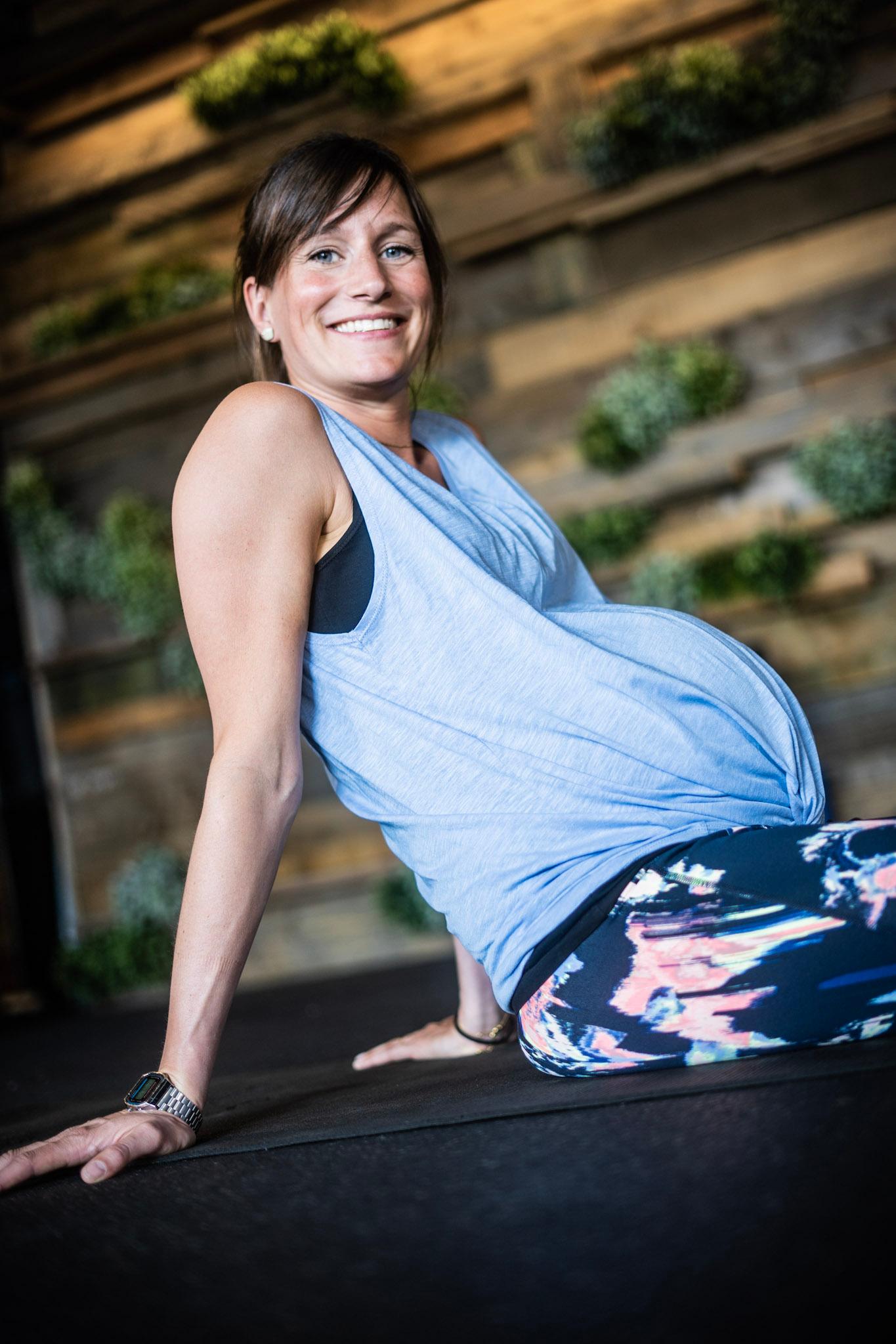 Eine Teilnehmerin am Online Fitness Kurs Fit Mum