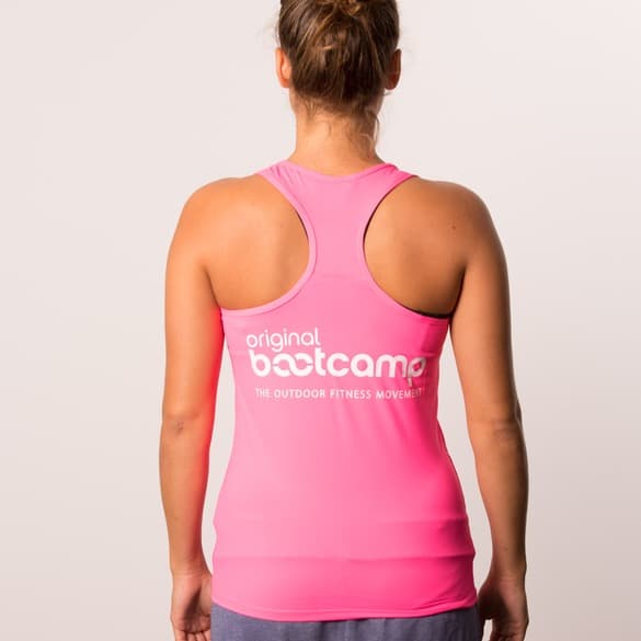 Original Bootcamp pink Tanktop Rückseite